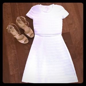 Michael Kors bandage flare dress